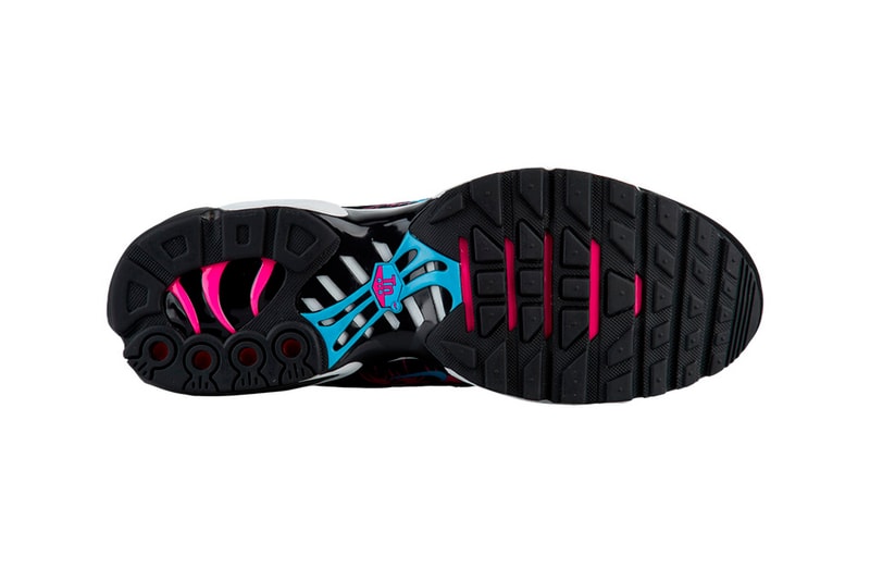 Nike Air Max Plus 97 Miami Vice Release Info Date White Blue Gale Black Laser Fuchsia Info Date Heat NBA
