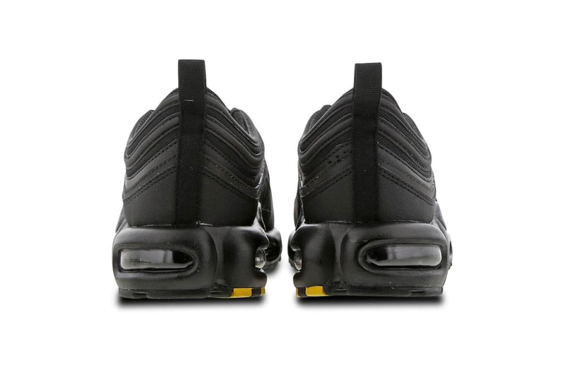 Nike Air Max Plus 97 Triple Black Release Info Date Metallic Gold Yellow