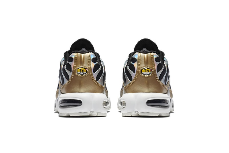 Nike Air Max Plus Holographic Silver & Gold colorway release date info sneaker price 