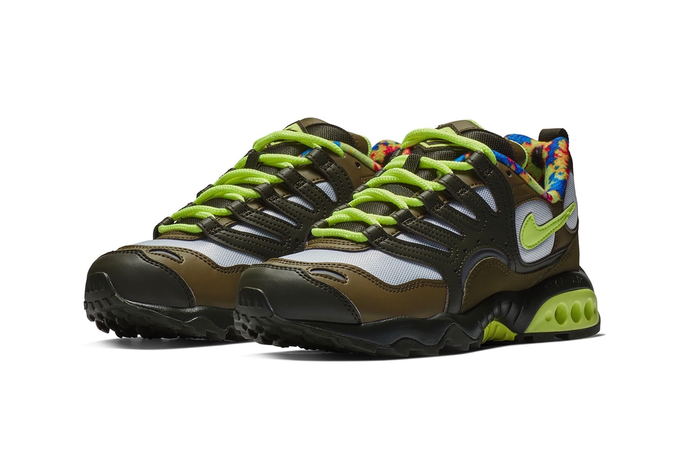 Nike Air Terra Humara '18 "Olive/Volt Glow" Floral lining sneaker release date women's price colorway