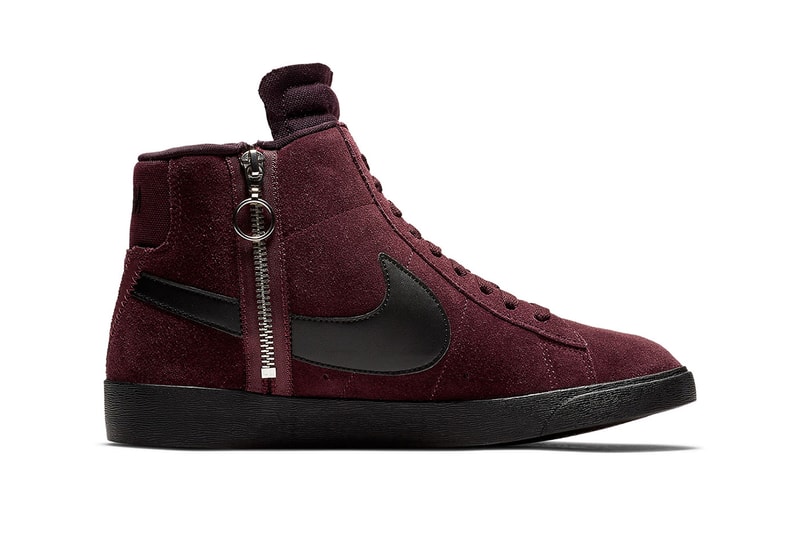 Nike Blazer Rebel Burgundy Colorway Sneaker Store List Details Shoes Trainers Kicks Sneakers Footwear Cop Purchase Buy Raffle Random Crush Summit White Black Ash