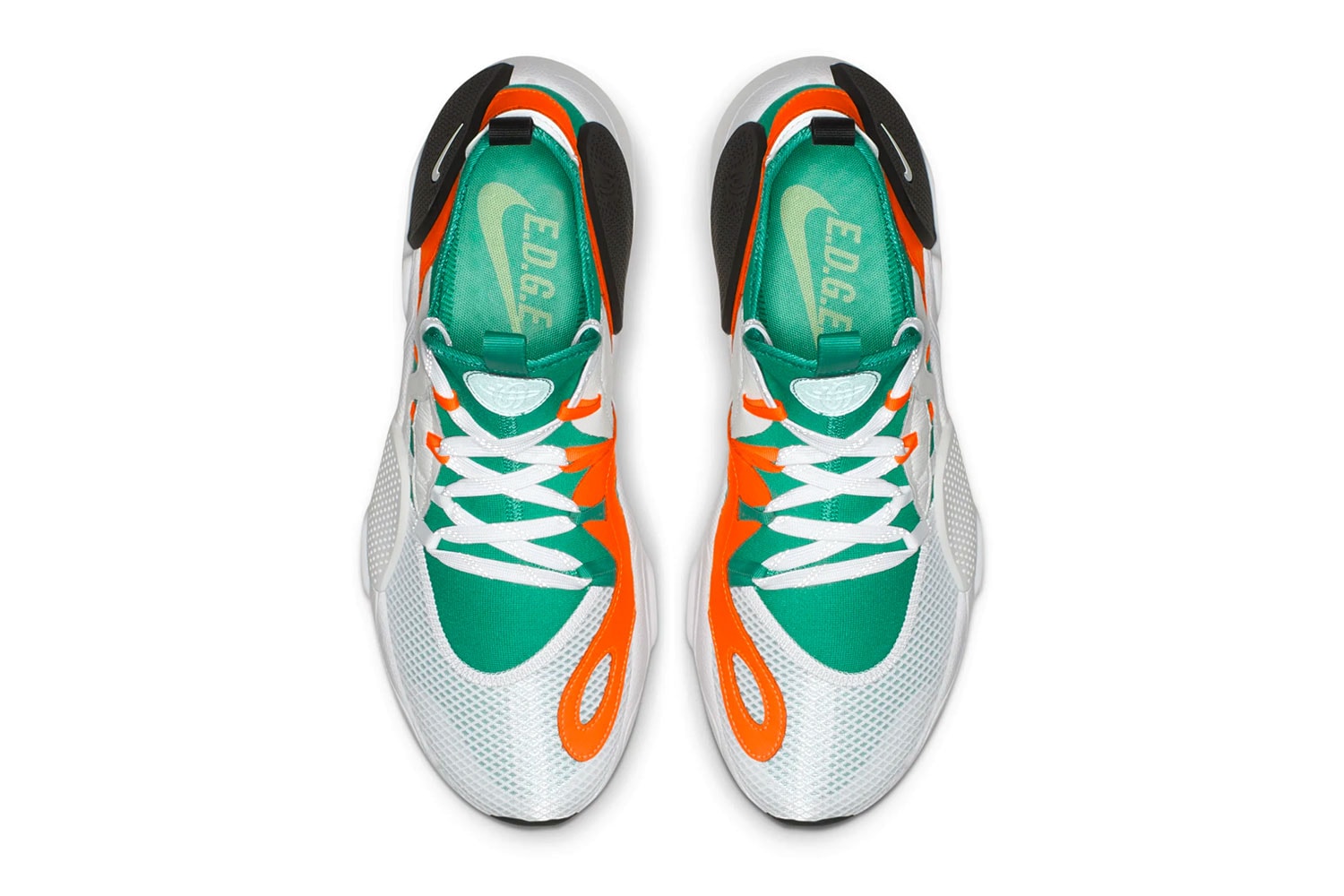 Nike Huarache E.D.G.E. TXT White Clear Emerald Total Orange Indigo Force Black First Look Release Info Date Tinker Hatfield Air