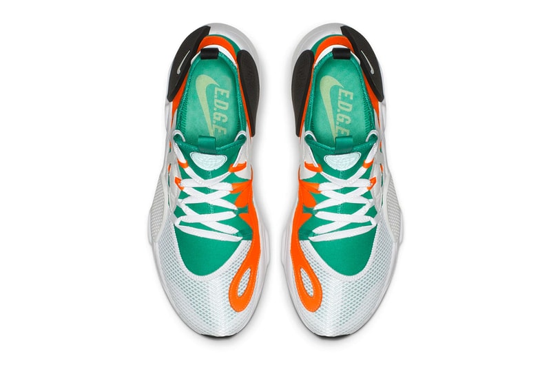 Nike Huarache E.D.G.E. TXT White Clear Emerald Total Orange Indigo Force Black First Look Release Info Date Tinker Hatfield Air