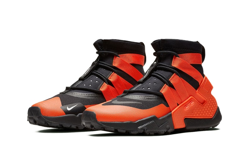 Nike air Huarache Gripp black white Team Orange Release Date sneaker price november 8 2018 AO1730-001