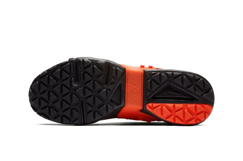 Nike Air Huarache Gripp Black Team Orange Hypebeast Drops