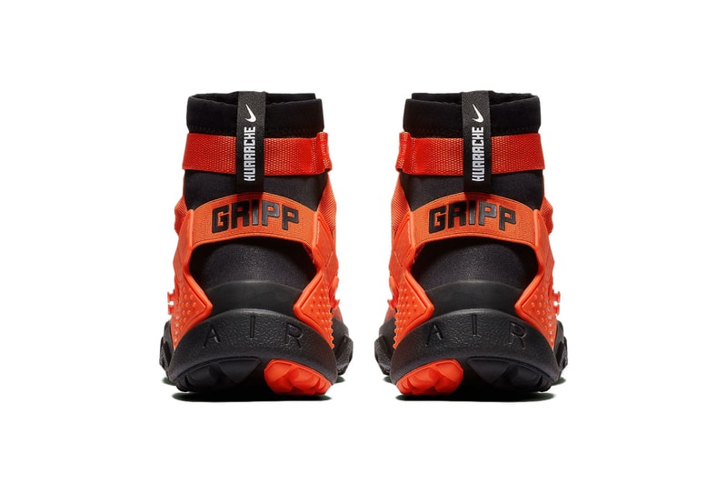 Nike air Huarache Gripp black white Team Orange Release Date sneaker price november 8 2018 AO1730-001