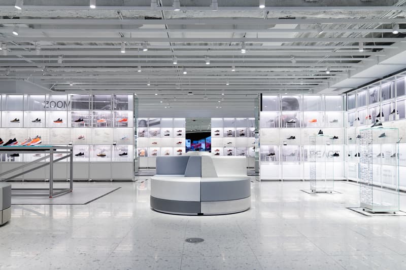 nike house of innovation 000 nyc new york city flagship november 2018 address location store shop pictures photos images inside exterior interior closer look hours noise cancelling collection where directions app