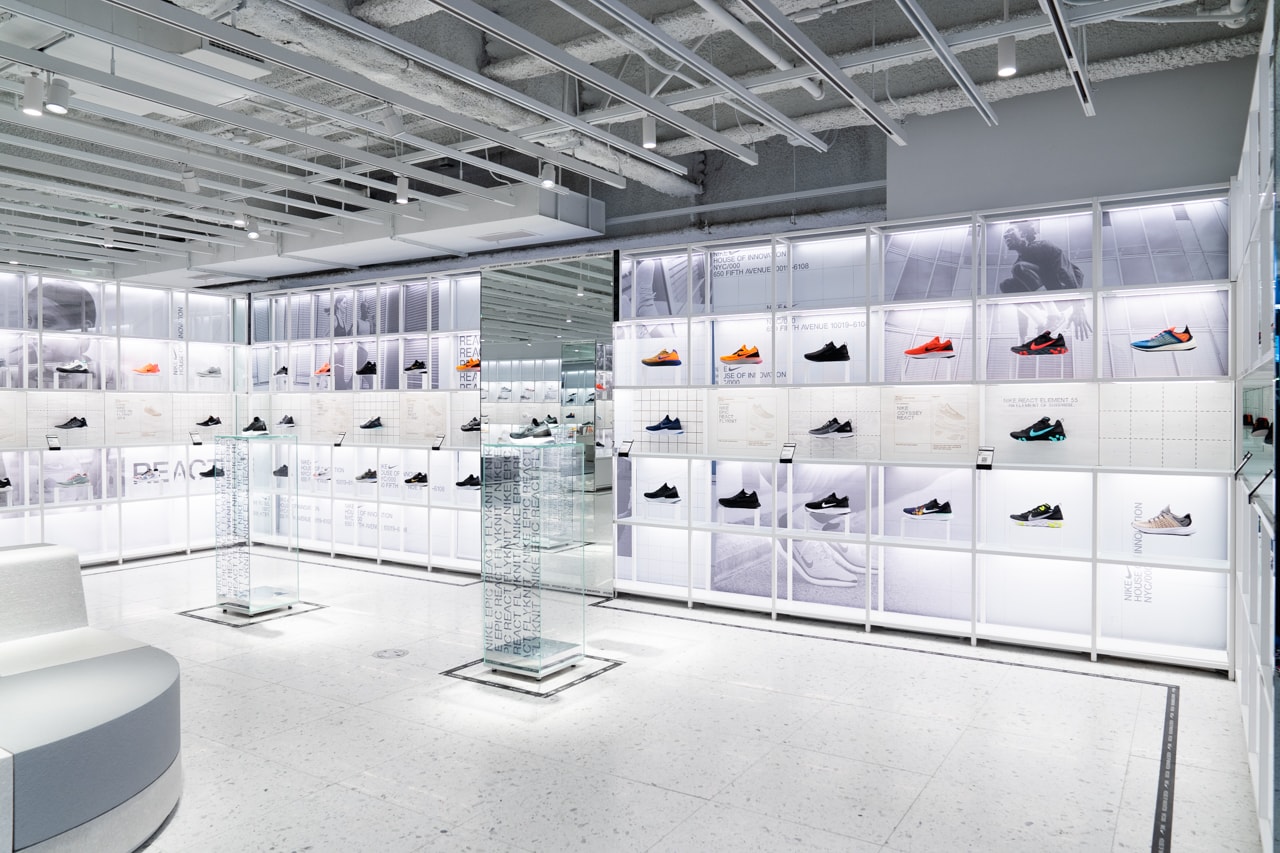 nike house of innovation 000 nyc new york city flagship november 2018 address location store shop pictures photos images inside exterior interior closer look hours noise cancelling collection where directions app