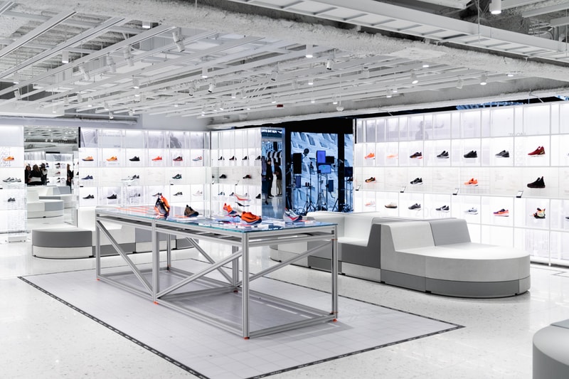 nike house of innovation 000 nyc new york city flagship november 2018 address location store shop pictures photos images inside exterior interior closer look hours noise cancelling collection where directions app