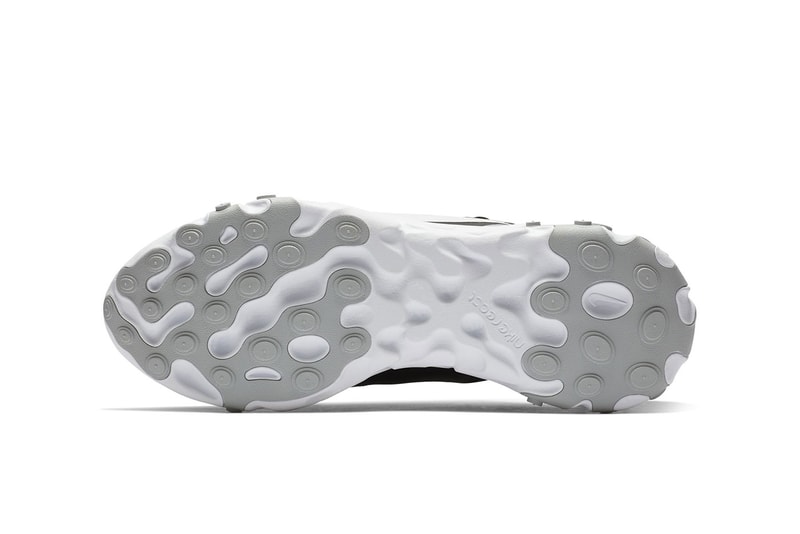 Nike react element 55 black white colorway sneaker grey release date info price
