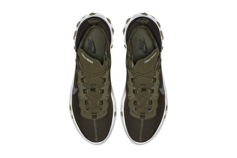 Nike React Element 55 "Olive" Release Info price date sneaker colorway military green november december 2018
