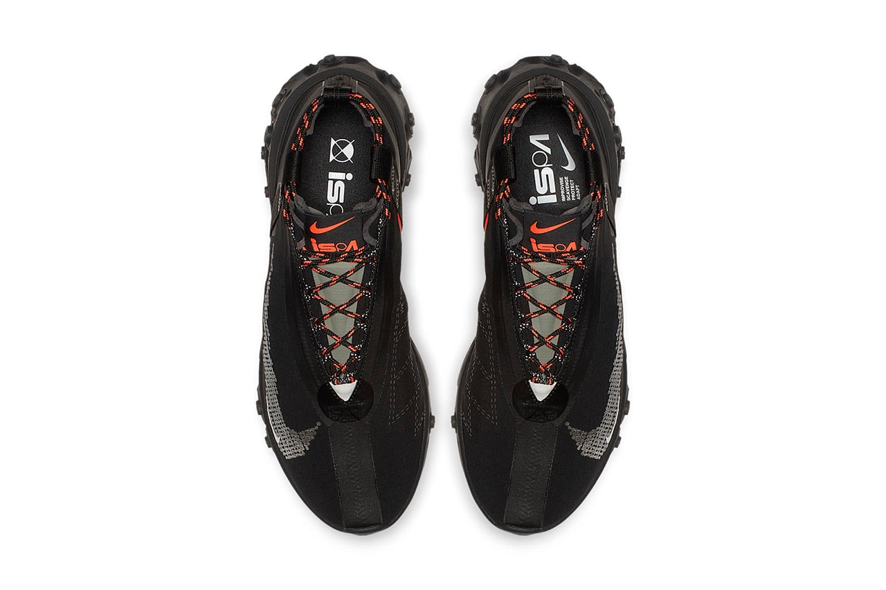 Nike React Runner Mid WR ISPA Black Colorway First Look Closer Release Date Triple Orange Buy Cop Purchase 