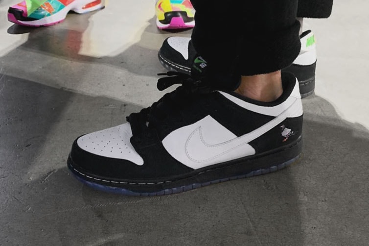 Nike SB Dunk Low Pigeon 3 jeffstaple black white sneaker first look preview release date info price colorway jeff staple