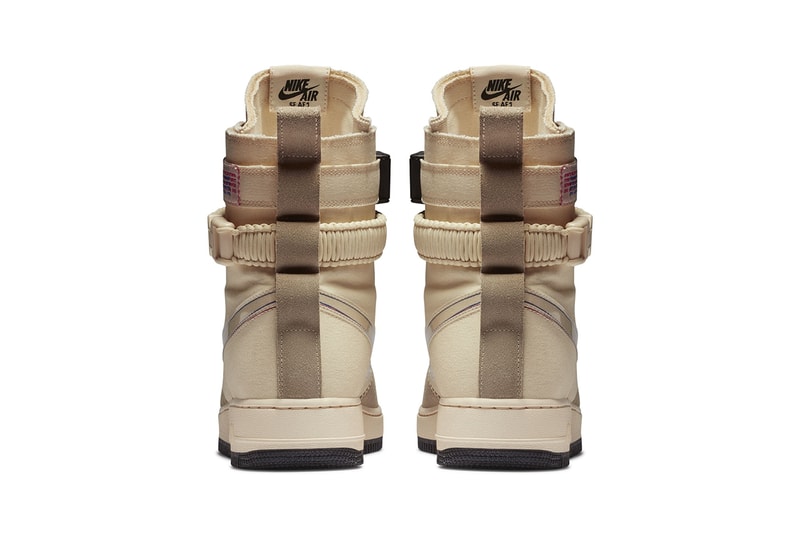nike air force 1 sf af-1 deconstructed invert colorway release details drop date info shoe sneaker boot MUSLIN UNIVERSITY RED LIGHT CONCORD