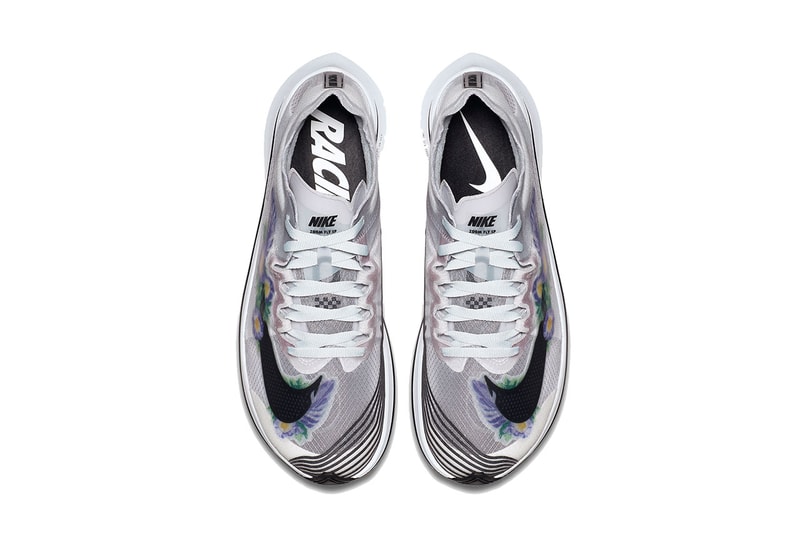 nike zoom fly sp floral pure platinum white black 2018 november nike running footwear