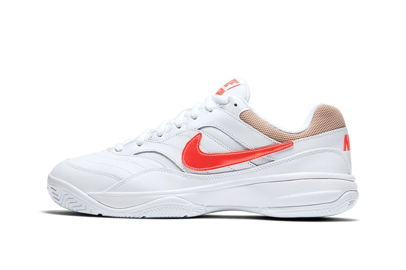 NikeCourt Court Lite Orange and Tan Release Sneakers shoes tennis sports Wimbledon