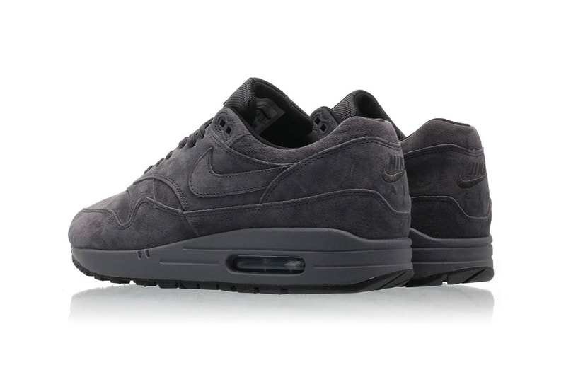 Nike Air Max 1 premium "Triple Anthracite" Release Date price sneaker grey colorway purchase size