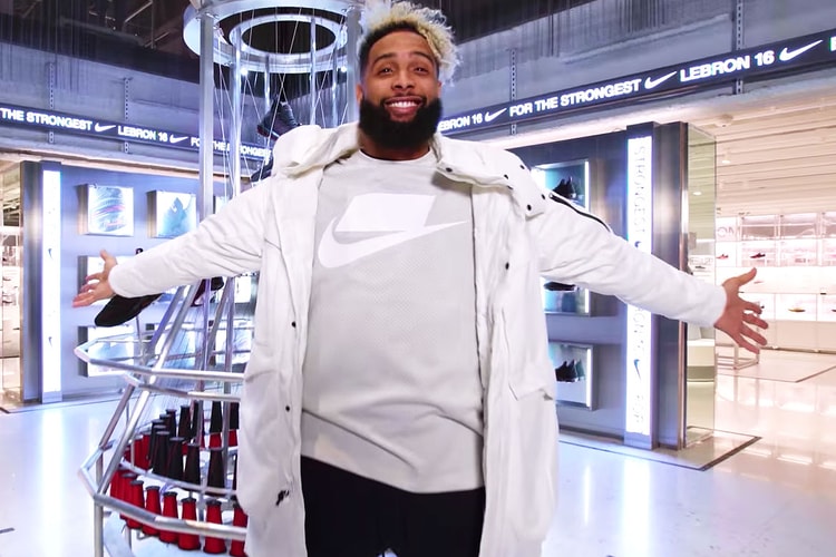 Odell Beckham Jr. Hits Nike's New NYC Flagship for Some 'Sneaker Shopping'