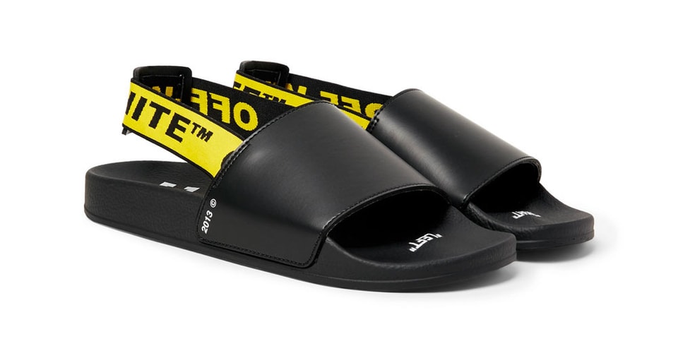 Off-White™ Printed Leather Slides Release | Hypebeast display picture 2