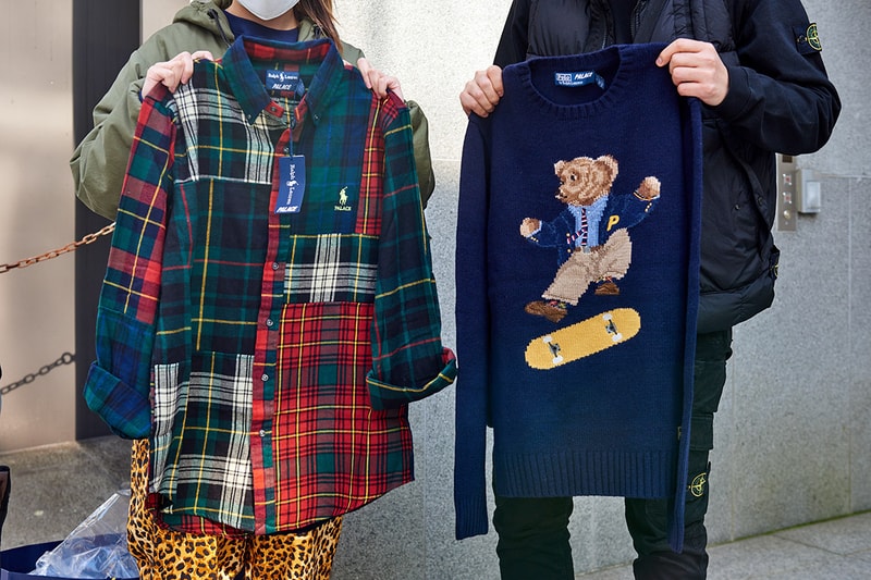Palace x Polo Ralph Lauren Garosu Seoul Release korea street style drop streetwear lines 