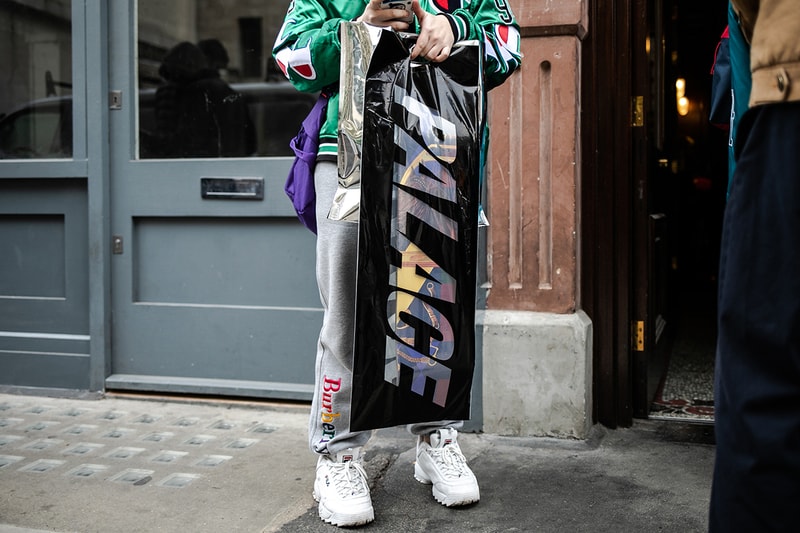 Palace Skateboards x Polo Ralph Lauren London Streetsnaps Fashion Clothing Street-Style Collab Collaboration Closer Look Bear Kickflip Puffa Jacket Corduroy Deck Skatijg