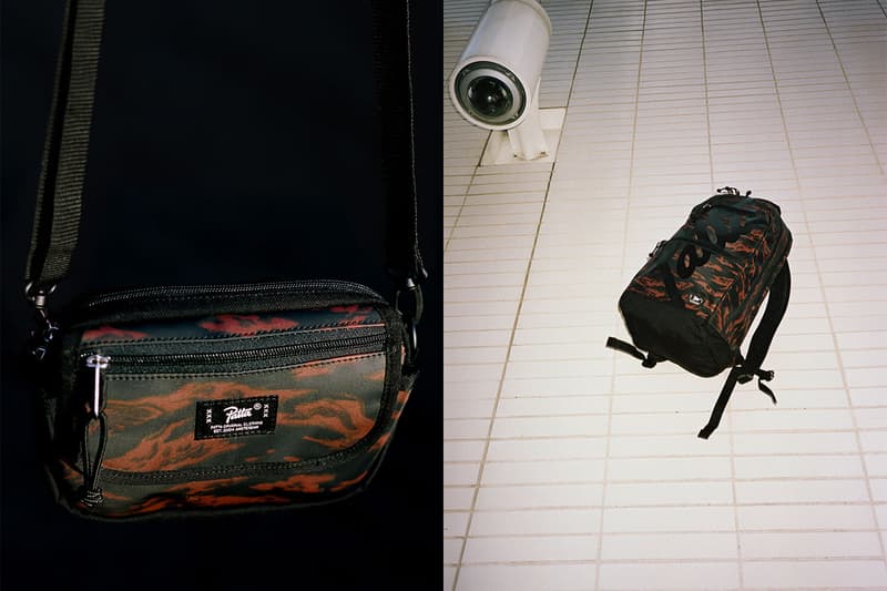 patta fall winter 2018 bag collection tiger stripe camo