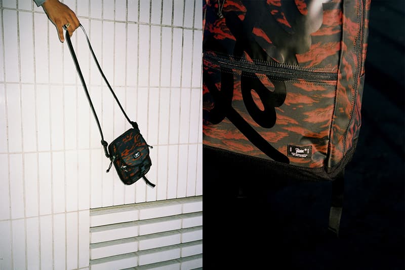 patta fall winter 2018 bag collection tiger stripe camo