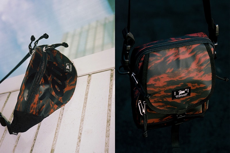 patta fall winter 2018 bag collection tiger stripe camo