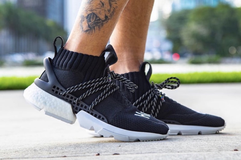 Pharrell adidas POD System Hu On Foot Look black Originals exclusive