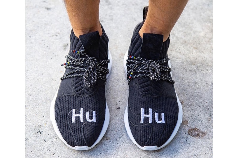 Pharrell adidas POD System Hu On Foot Look black Originals exclusive