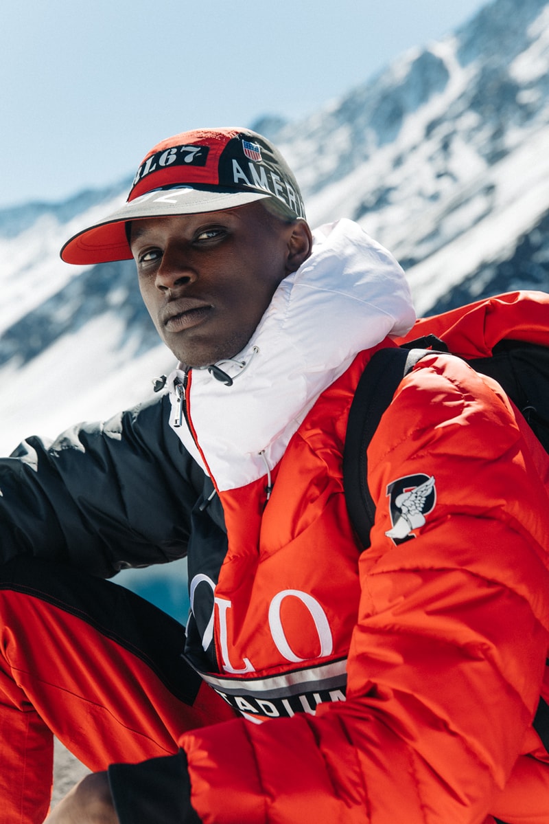 Polo Ralph Lauren fall winter 2018 winter stadium lookbook collection release drop info buy hbx shop