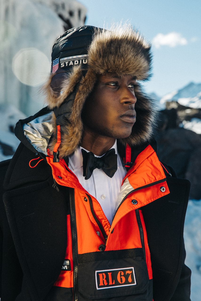 Polo Ralph Lauren fall winter 2018 winter stadium lookbook collection release drop info buy hbx shop
