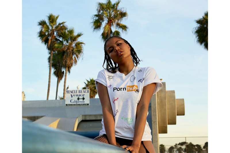 Pornhub Richardson Second Capsule Collection Cards long sleeve t shirt banned in bomber slides socks tote hoodie crewneck hat cap Riley Reid Aria Honey Gold Samirah Raheem Info Date Release