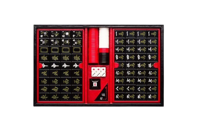 Prada $4,000 USD Leather Mahjong Game Fall/Winter 2018 FW2018