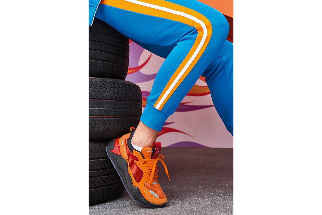 Mattel Hot Wheels x PUMA RS-X Footwear Apparel Lookbook Collab Collaborations Sneakers Kicks Shoes Trainers Footwear Cop Purchase Buy