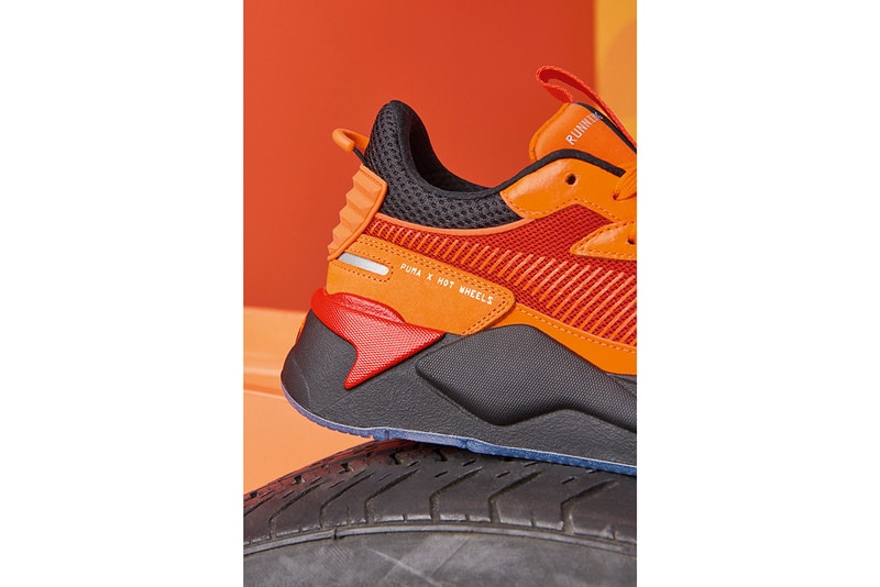 Mattel Hot Wheels x PUMA RS-X Footwear Apparel Lookbook Collab Collaborations Sneakers Kicks Shoes Trainers Footwear Cop Purchase Buy