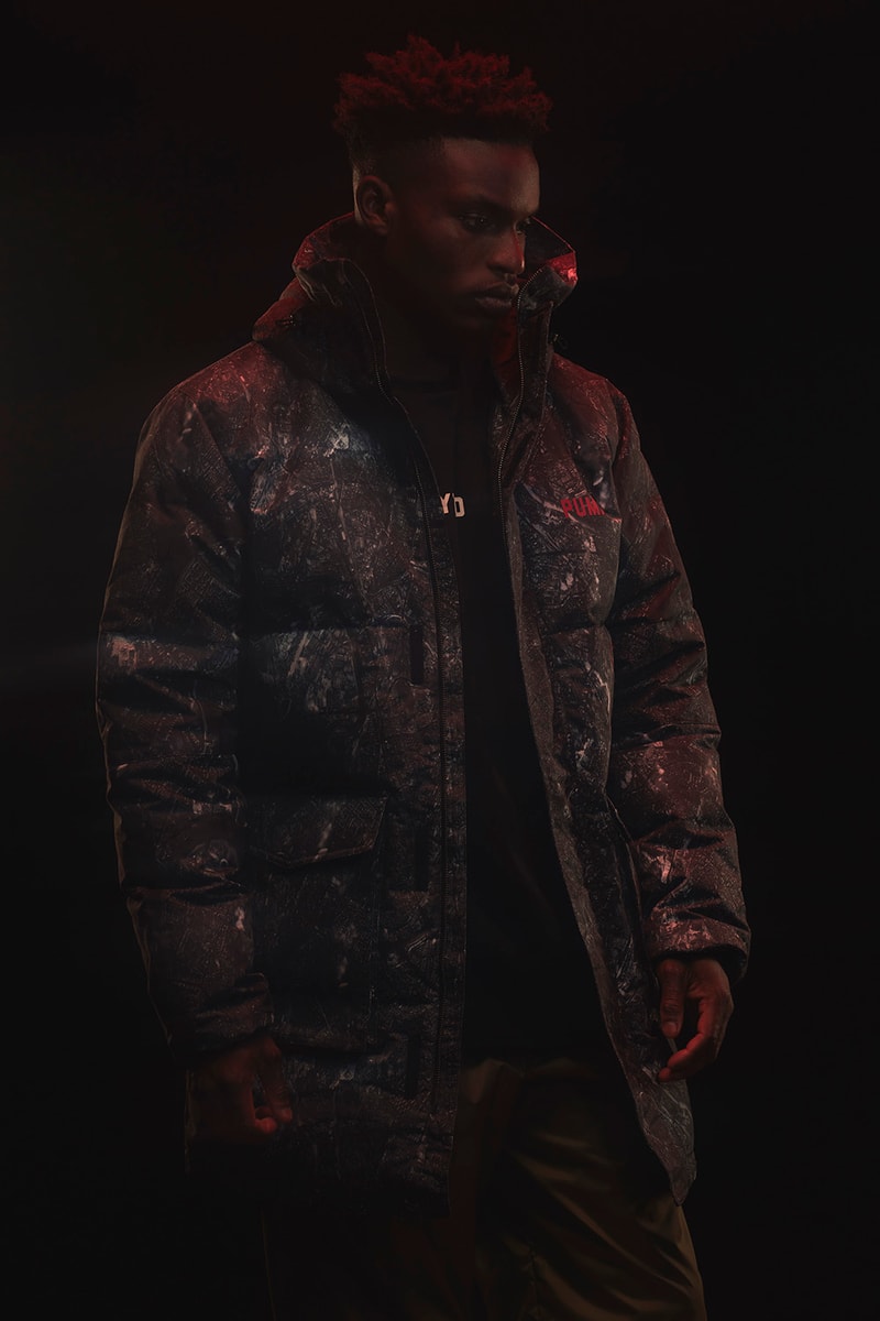 Outlaw Moscow x PUMA Winter Apparel Collection Lookbook Military Down Parka