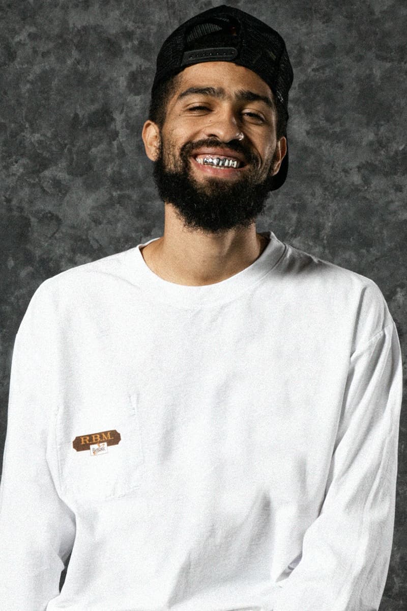 real bad man class portraits season 2 november 2018 drop release date info collection lookbook record vinyl Meyhem Lojii Huey Atiba Jefferson union la Chris Gibbs los angeles Roy Choi mid90s Jonah Hill Sunny Suljic Lee Spielman Dante Ross Avi Goldpipe smoking