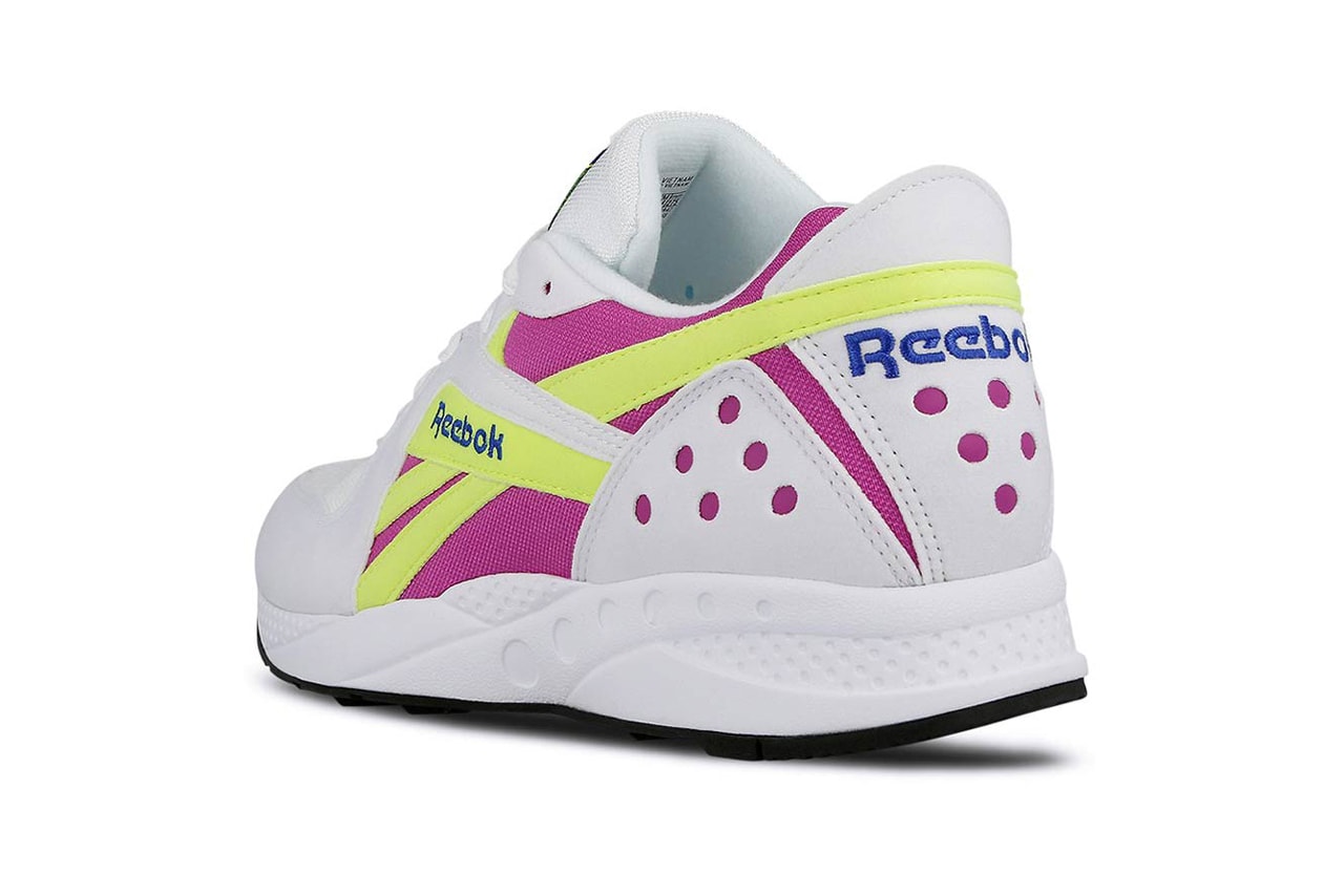 reebok pyro 2018 november december 6 fall winter fw18 info details release date sneaker sneakers retro runner trainer shoes White Vicious Violet Neon Yellow Crushed Cobalt Black night navy pink fusion