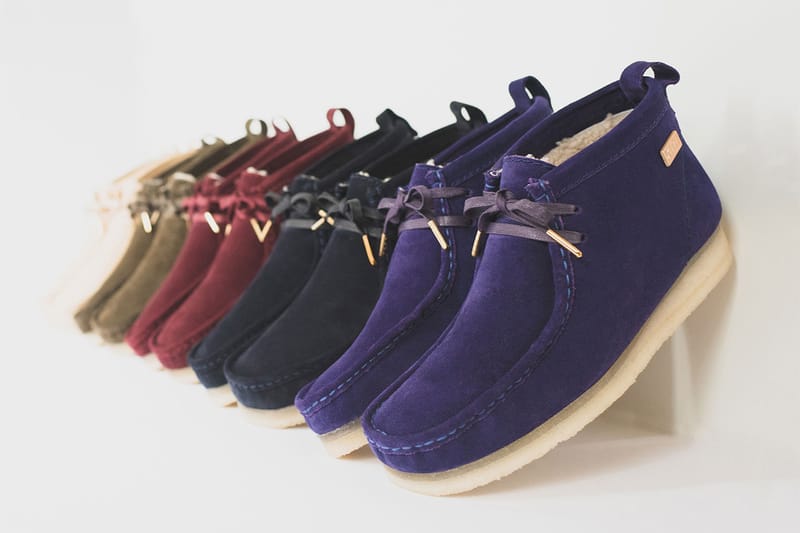 ronnie fieg x clarks wallabee boot