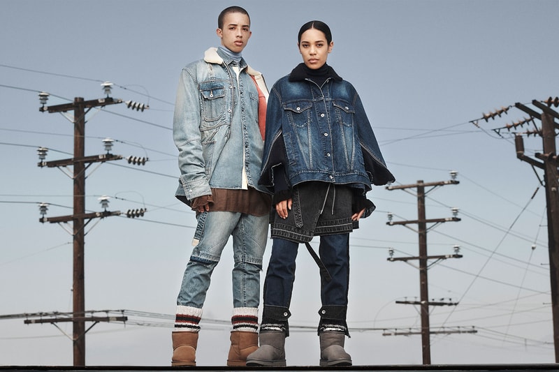 sacai UGG Fall winter 2018 collection lookbooks mens womens