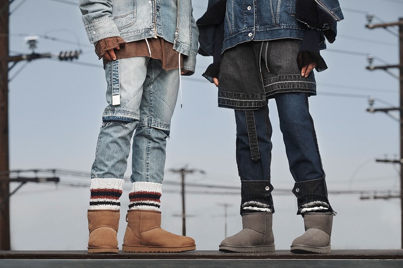 sacai UGG Fall winter 2018 collection lookbooks mens womens