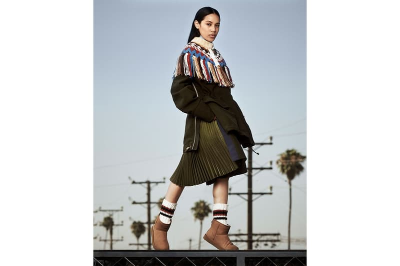 sacai UGG Fall winter 2018 collection lookbooks mens womens