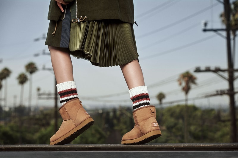 sacai UGG Fall winter 2018 collection lookbooks mens womens
