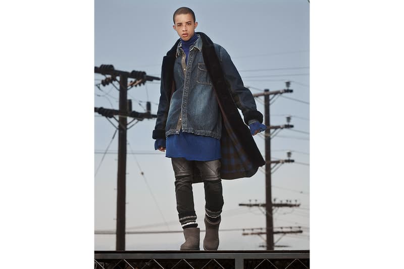 sacai UGG Fall winter 2018 collection lookbooks mens womens