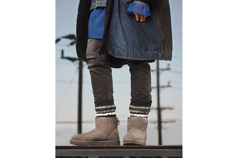 sacai UGG Fall winter 2018 collection lookbooks mens womens