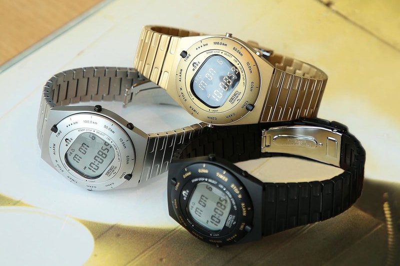 Seiko Giugiaro Design Digital Tachymeter Watch gold silver black retro price release date BEAMS