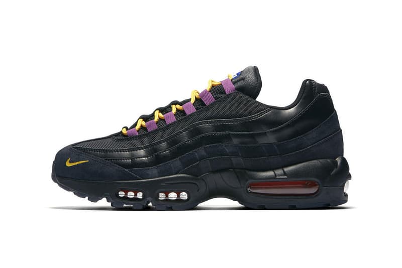 Sheck Wes Nike NYC Editions Collection Air Max 95 Blazer Mid black purple yellow orange teal blue New York Los Angeles basketball drop release date info 