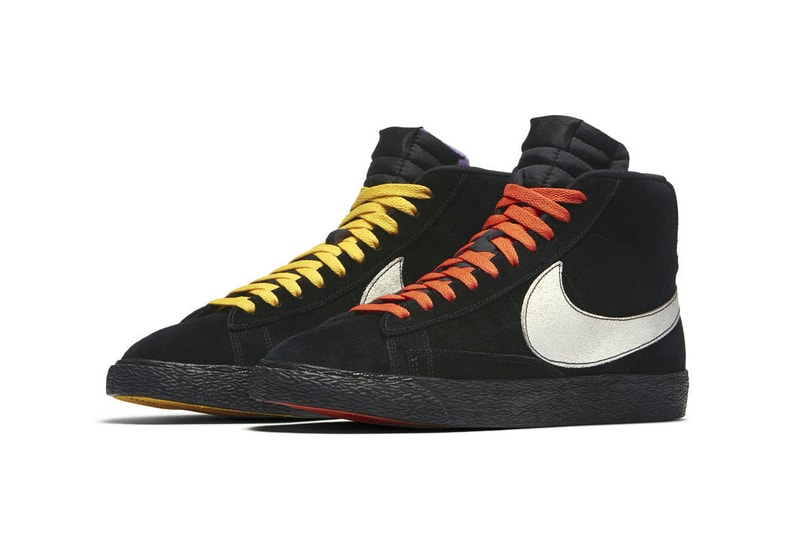 Sheck Wes Nike NYC Editions Collection Air Max 95 Blazer Mid black purple yellow orange teal blue New York Los Angeles basketball drop release date info 