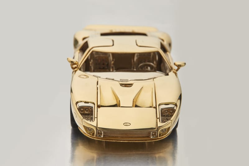 Sotheby's Is Auctioning off an 18-Karat Gold 1/25 Scale Ford GT Model